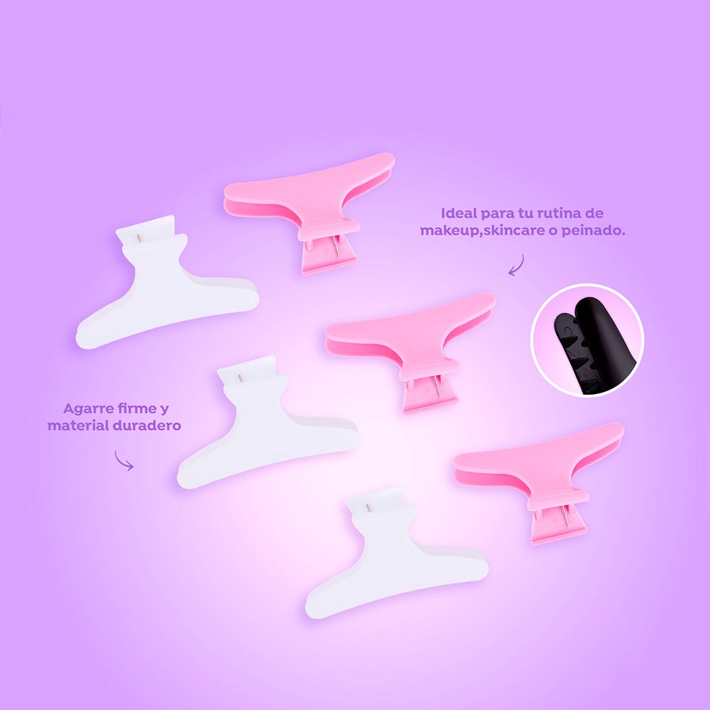Set de gancho clip para el cabello de 3 pcs