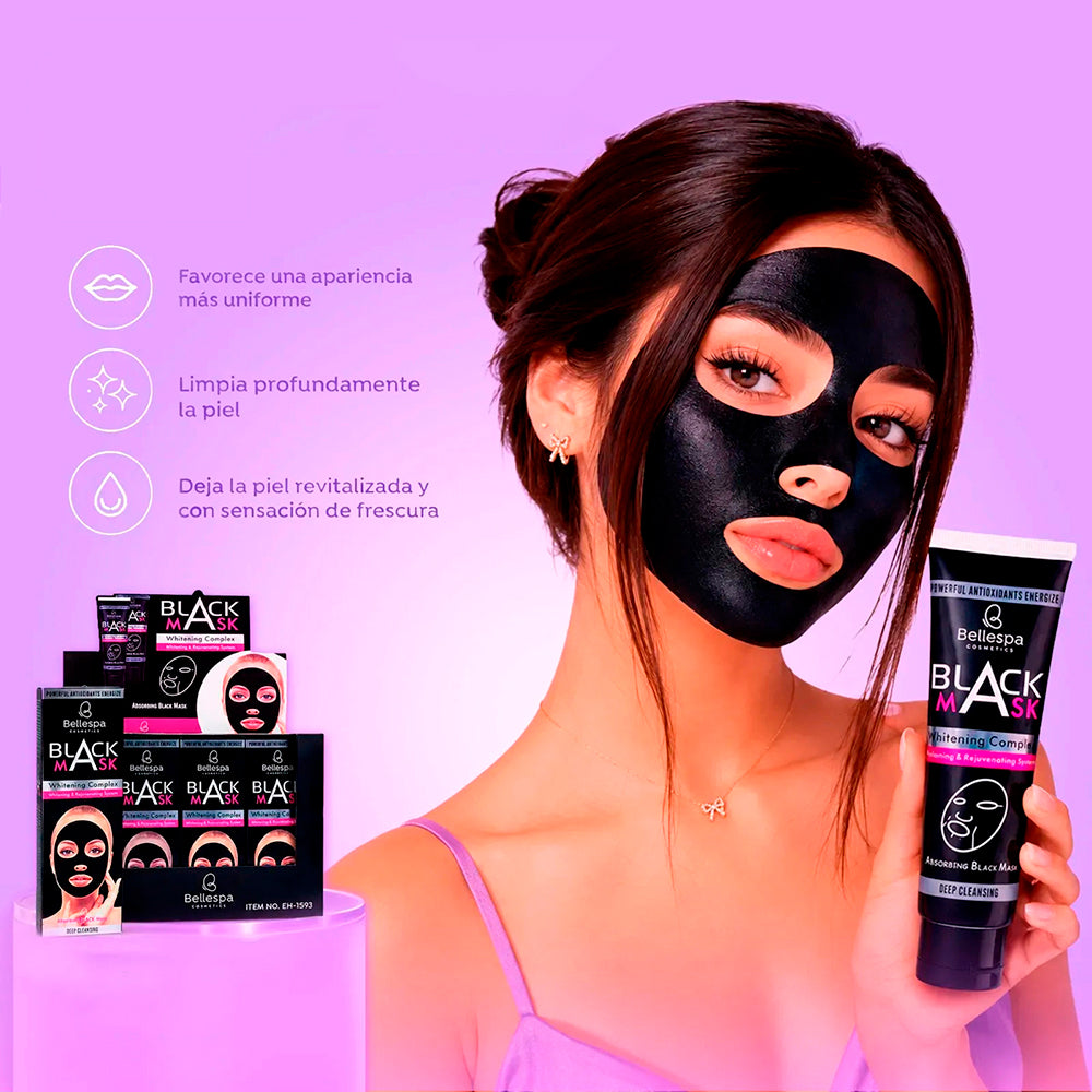 Mascarilla negra Aclarante
