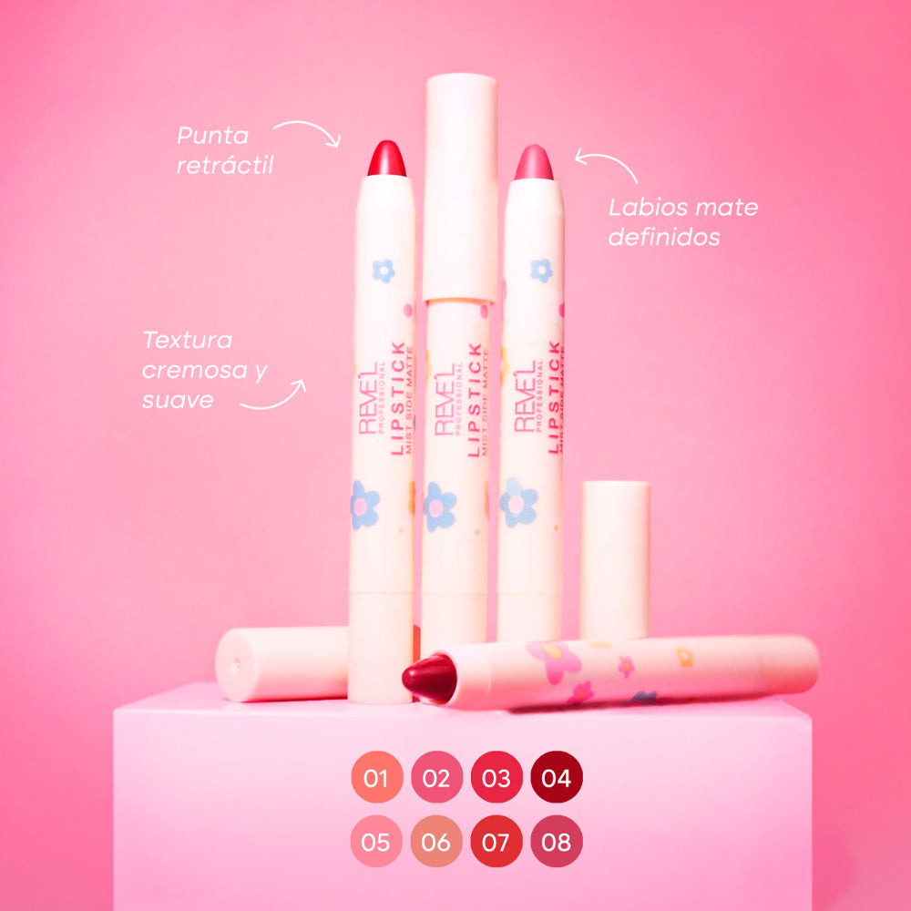 Lips stick mist side matte