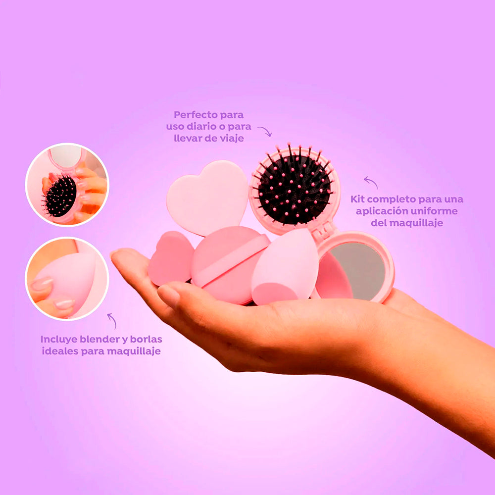 Kit de accesorios para maquillaje