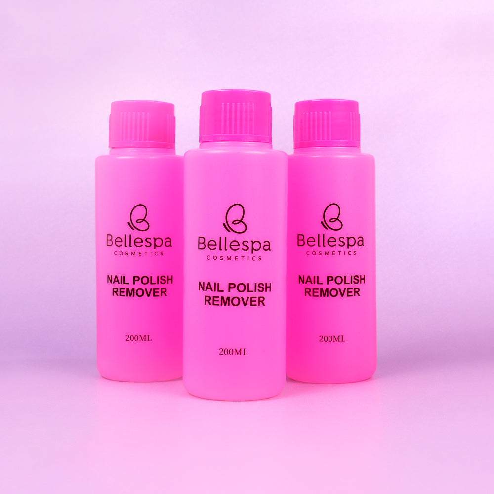Nail polish remover quitaesmalte líquido Bellespa Cosmetics 200ml uso profesional