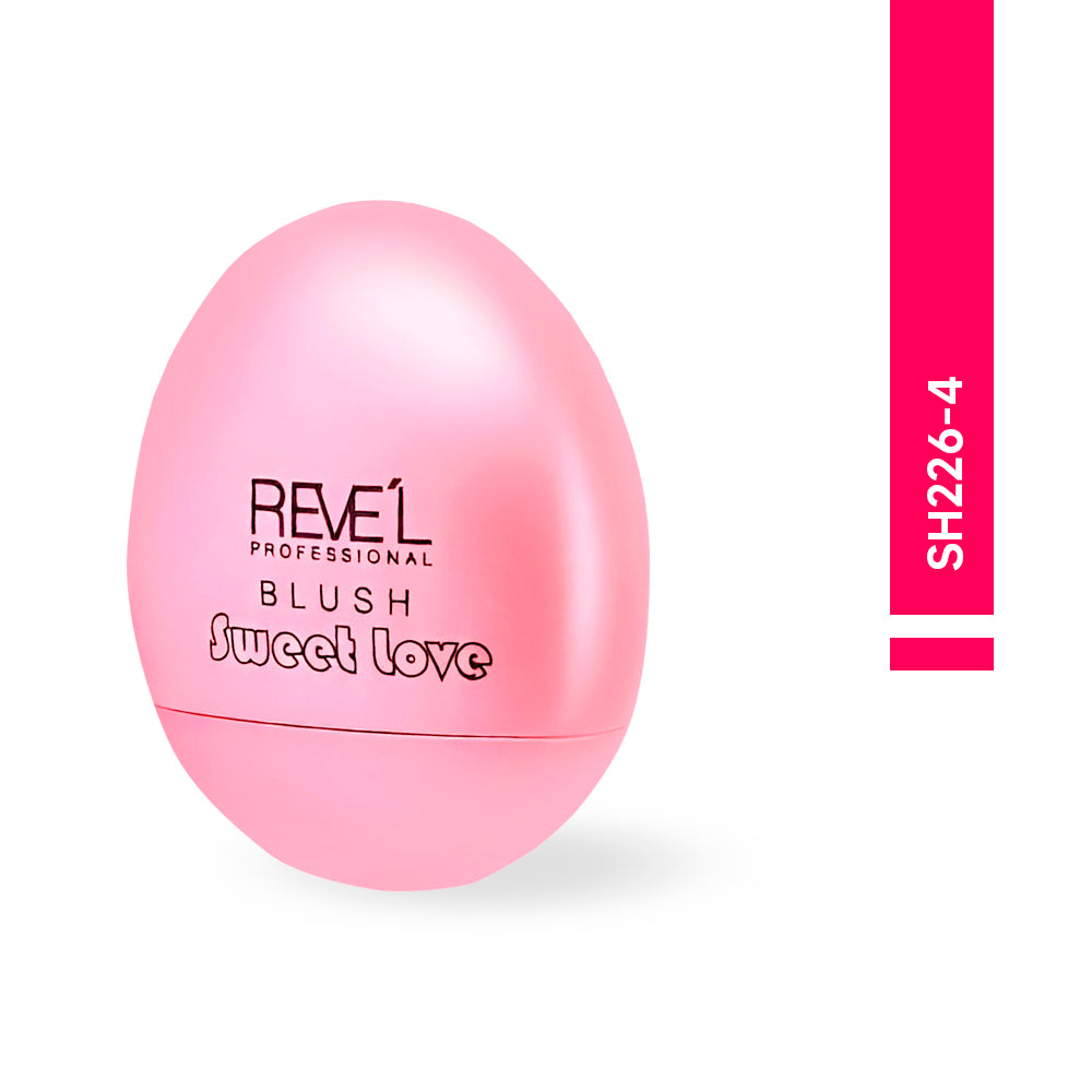Blush Sweet Love tono 4 naranja en compacto huevo — Reve'l Professional
