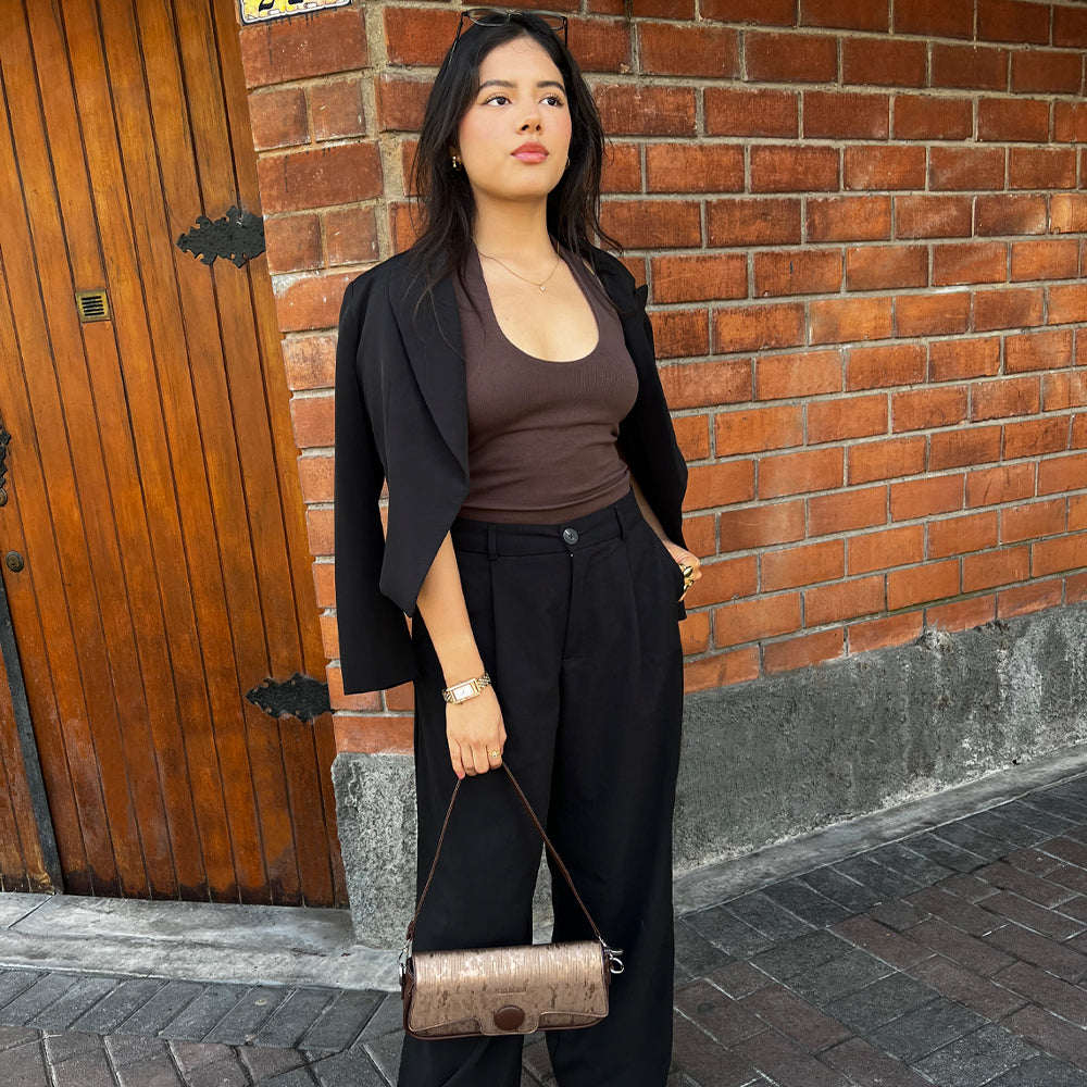 Cartera Aura Bordeaux
