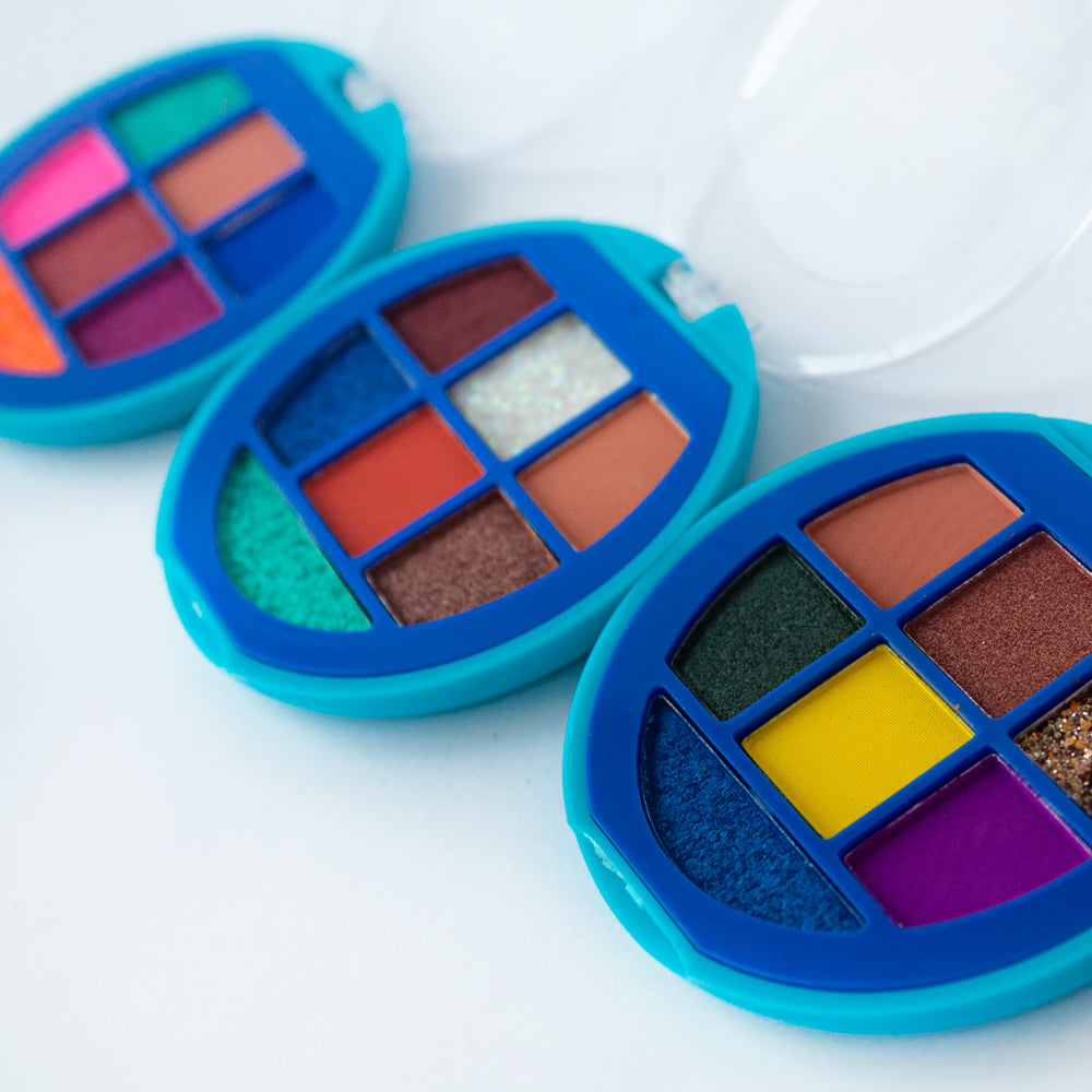 Paleta Sombras Glam Eye 7 Tonos Glitter Vibrantes Reve'l