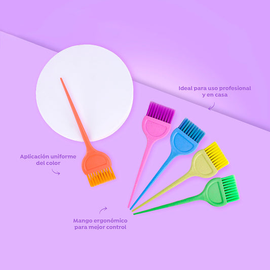 Brocha para tinte de colores