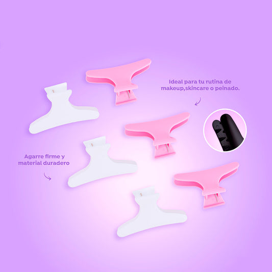 Set de gancho clip para el cabello de 3 pcs