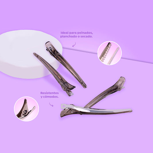 Set de clips antideslizantes para cabello
