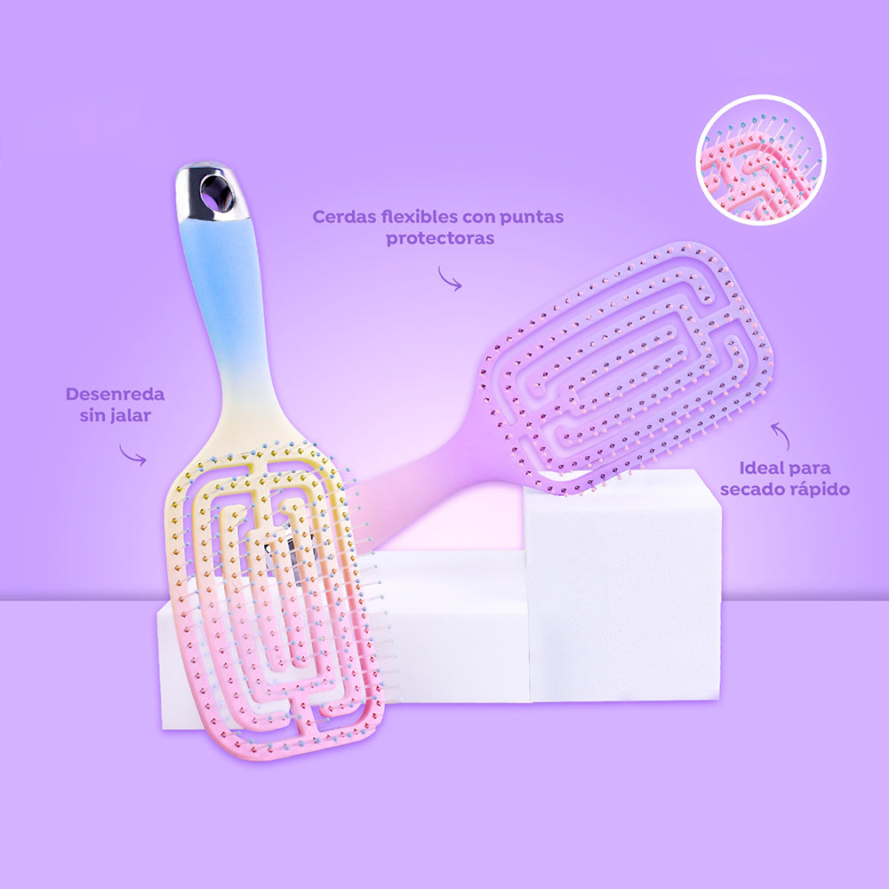 Cepillo pro para cabello rizado