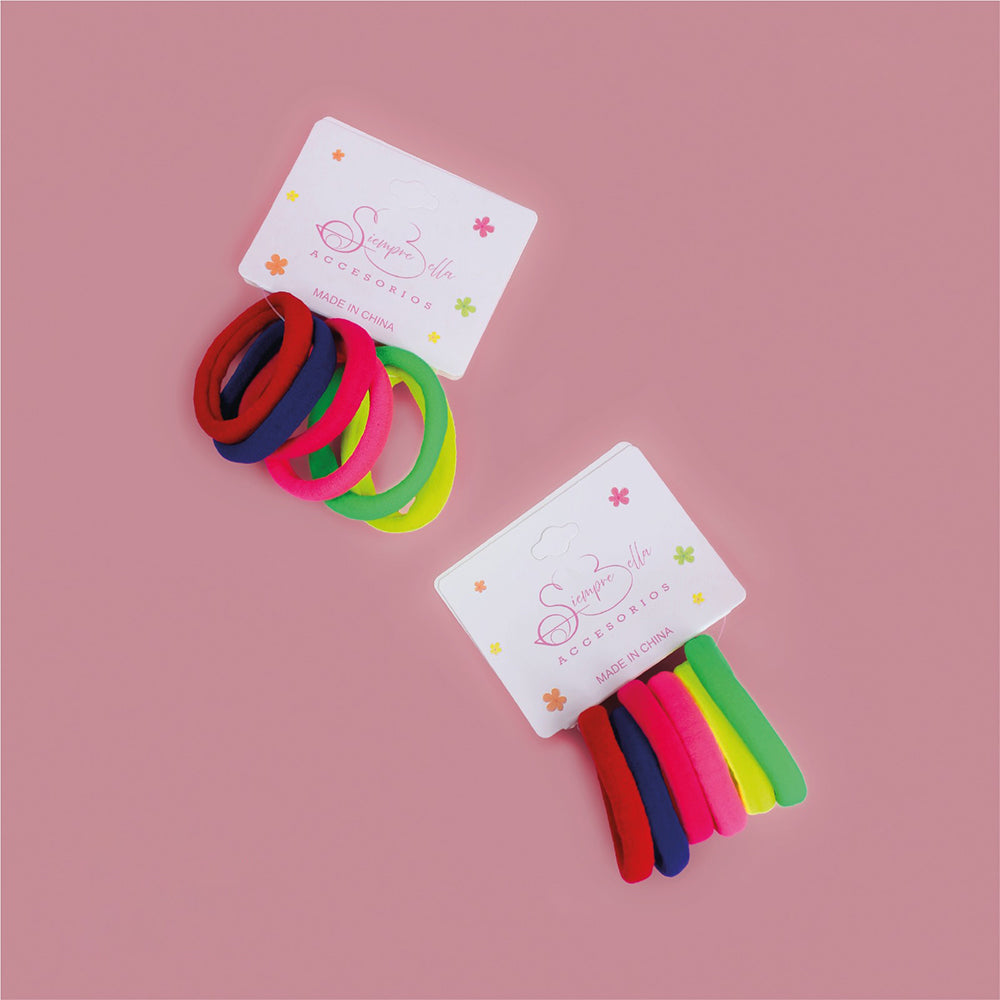 Set de ligas color MIXTO