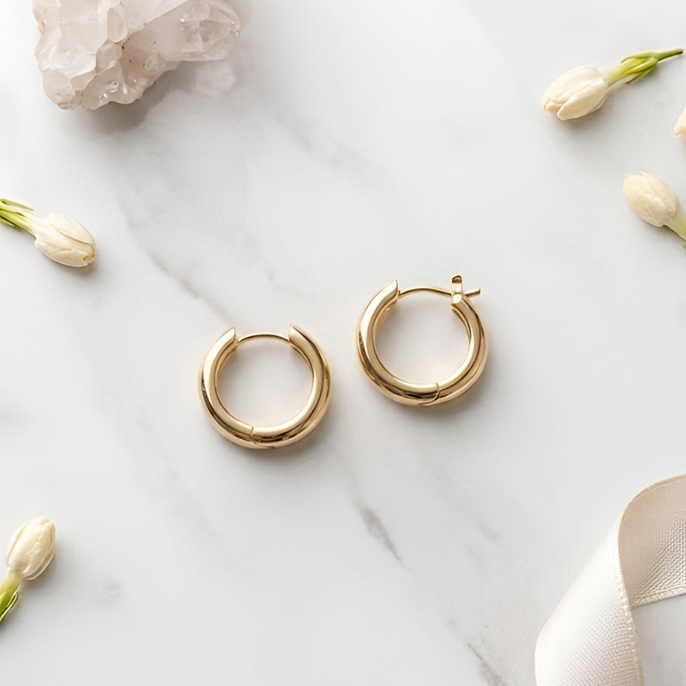 Aretes golden classic