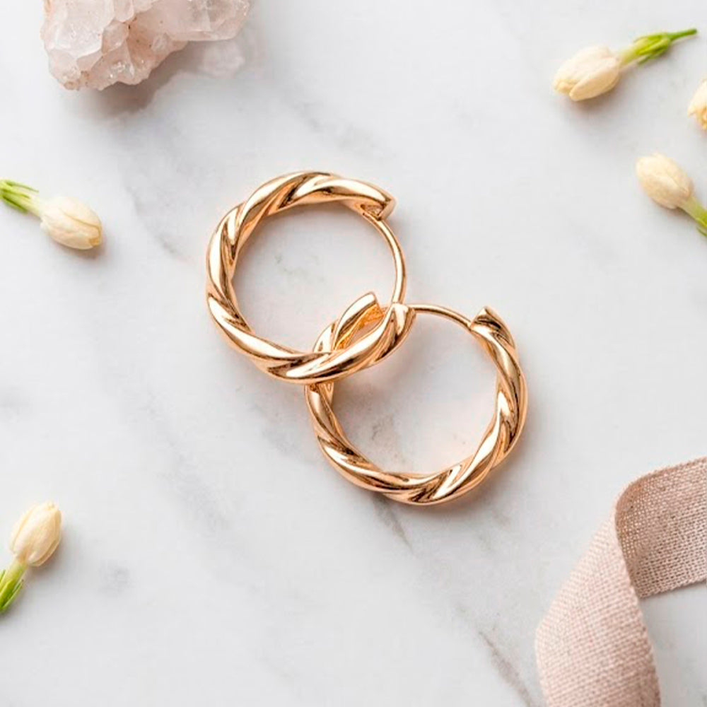Argollas infinty gold