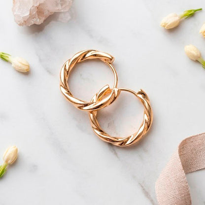 Argollas infinty gold