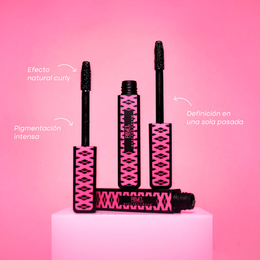 Máscara Cream Reve'l Professional efecto natural curly pigmentación intensa definición en una sola pasada empaque rosado