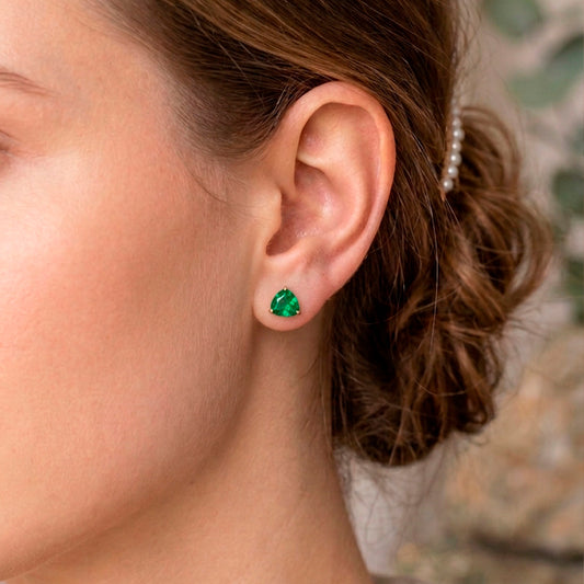 Aretes emerald glow