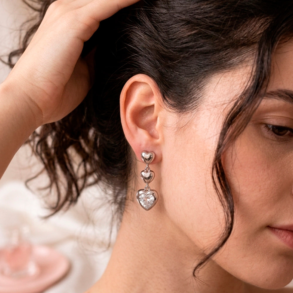 Aretes corazón élite