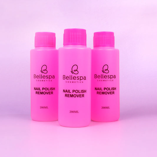 Nail polish remover quitaesmalte líquido Bellespa Cosmetics 200ml uso profesional