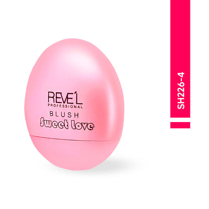 Blush Sweet Love tono 4 naranja en compacto huevo — Reve'l Professional