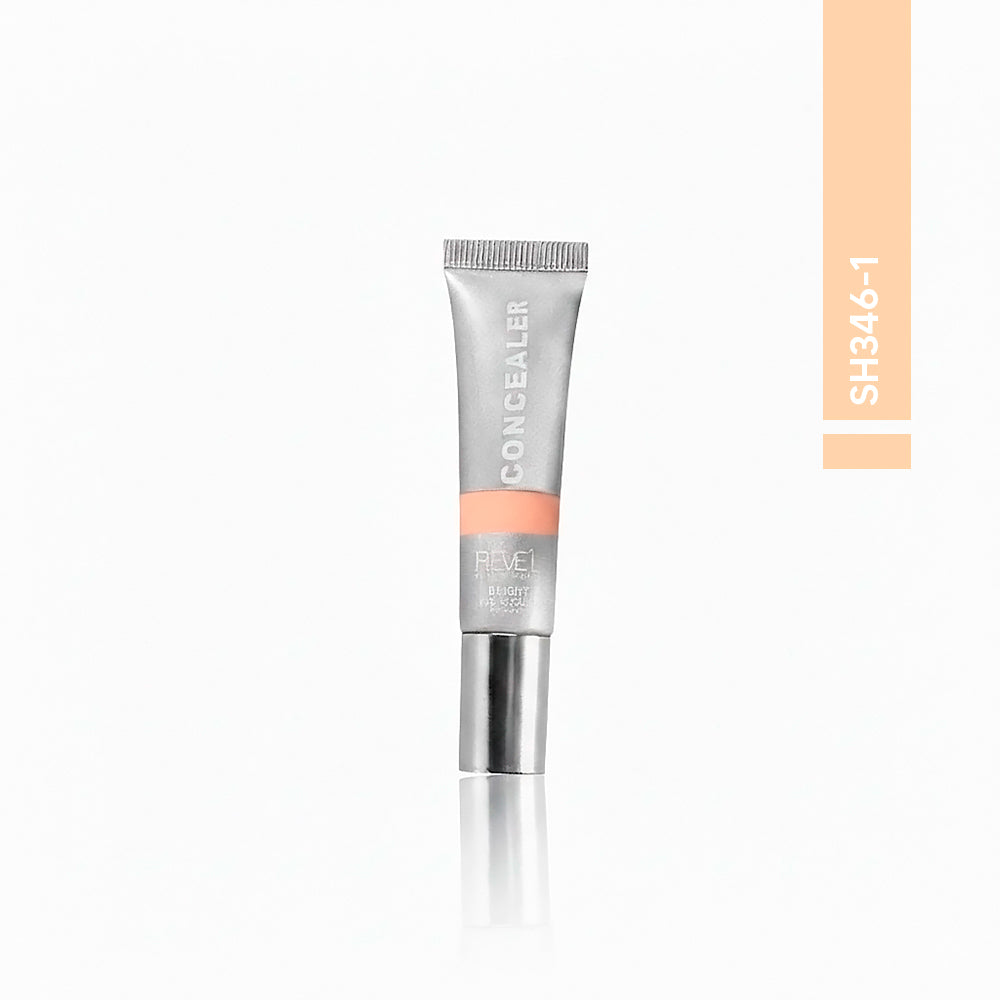Corrector líquido Full Cover Reve'l tono SH346-1 con aplicador metálico de rodillo