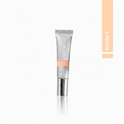 Corrector líquido Full Cover Reve'l tono SH346-1 con aplicador metálico de rodillo