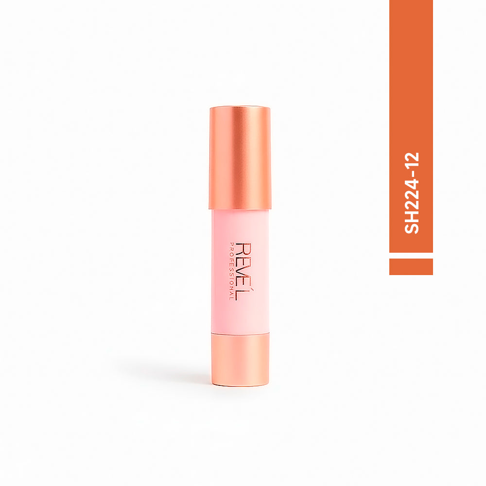 Foundation Stick Reve'l Professional Tono 12 piel media oscura terracota